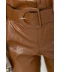 Фото № 5 Штаны женские из экокожи коричневый 186R6737 Ager L