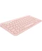 Фото № 2 Клавиатура Logitech K380 Multi-Device Bluetooth UA Rose (920-011853)