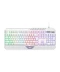 Фото № 1 Клавиатура игровая с подсветкой 2E GAMING KG315 White