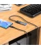 Фото № 3 Кабель удлинитель HOCO U107 - Type-C для USB 3.0 female 1.2м черный (008562)