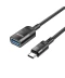 Фото № 4 Кабель удлинитель HOCO U107 - Type-C для USB 3.0 female 1.2м черный (008562)