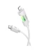 Фото № 3 Кабель зарядки Hoco U123 27W (3A) (1M) Type-C to Lightning LED indikator быстрая зарядка для iOS устройств iPhone/iPad/iPod Серый
