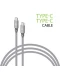 Фото № 2 Дата USB-C кабель USB-C 1.0m CBGNYTT1 60W Grey Intaleo (1283126559501)
