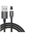 Фото № 1 Кабель зарядки Denmen D09L Магнитный (2.4A) (1M) для Apple Lightning to USB для iOS устройств iPhone/iPad/iPod Черный