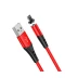 Фото № 1 Кабель зарядки HOCO X60 Магнитный (2А) (1M) Лайтнинг для Apple Lightning to USB для iOS устройств iPhone 6/7/8/X/Xs/11/12/13/14/15/Pro Max Красный