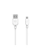Фото № 1 Кабель зарядки WEKOME WDC-092m USB - MicroUSB (2.4A) (1M) для устройств Белый