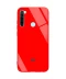 Фото № 1 Силиконовый Чехол со Стеклянной крышкой для Xiaomi Redmi Note 8 цвет Красный (084807)