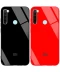 Фото № 2 Силиконовый Чехол со Стеклянной крышкой для Xiaomi Redmi Note 8 цвет Красный (084807)
