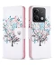 Фото № 1 Чехол-книжка Deexe Color Wallet для Xiaomi Redmi Note 13 5G - Flower Tree