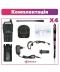 Фото № 7 Рация Baofeng UV-82, UHF/VHF, комплект 4 шт., 5 Вт, 1800 мАч + Ремешок на шею