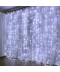 Фото № 1 Гирлянда штора Водопад 3х2.6 м 280 LED (прозрачный шнур с переходником) Белый свет (3284004)