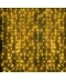 Фото № 5 Гирлянда штора Водопад 3х2.6 м 360 LED (прозрачный шнур с переходником) Золотистый свет (3284002)