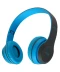 Фото № 1 Беспроводные Bluetooth наушники Wireless P-47 BFY MicroSD FM TF Blue (46021IM)