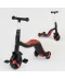 Фото № 1 Детский Самокат Беговел Велосипед трансформер 3 в 1 Best Scooter JT 28288 Свет, 8 мелодий, колёса PU Чёрно-Красный (28288)