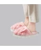 Фото № 4 Женские домашние комнатные тапочки Lesko A-232 USB Pink 23 см с подогревом и крыльями теплые