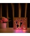 Фото № 8 Светильник ночник ArtEco Light из дерева LED "Кот и мышка под луной" с пультом и регулировкой цвета, двойной