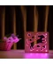 Фото № 6 Светильник ночник ArtEco Light из дерева LED "Собака и птички" с пультом и регулировкой цвета, RGB