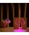 Фото № 6 Светильник ночник ArtEco Light из дерева LED "Деревце" с пультом и регулировкой цвета, RGB