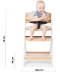 Фото № 11 Стульчик для кормления Kinderkraft Enock Gray Wood (KKKENOCGRY0000)