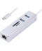 Фото № 1 Док-станция Maxxter USB -> Ethernet Gigabit+ CR (NECH-2P-SD-01)