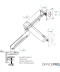 Фото № 11 Настольное крепление для монитора OfficePro MA901W plus
