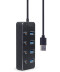 Фото № 3 Концентратор USB3.2 Gen1 Gembird UHB-U3P4P-01