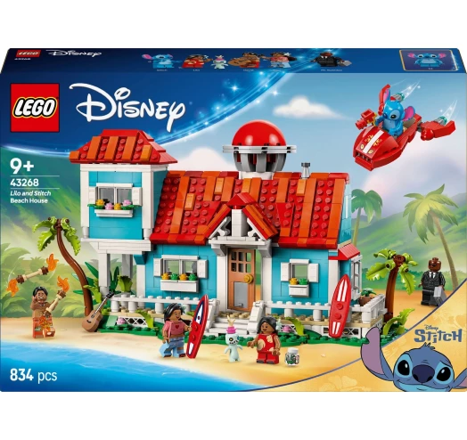 Конструктор LEGO® Disney Пляжний будинок Ліло і Стіч