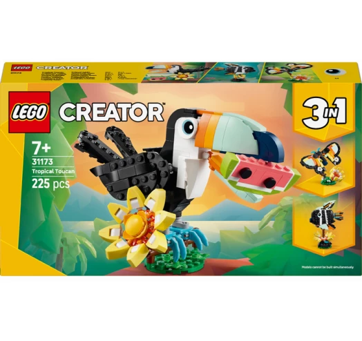 Конструктор LEGO® Creator Дикі тварини: тропічний тукан