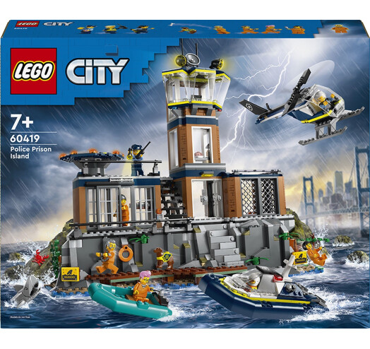 Конструктор LEGO® City Поліцейський острів-в'язниця
