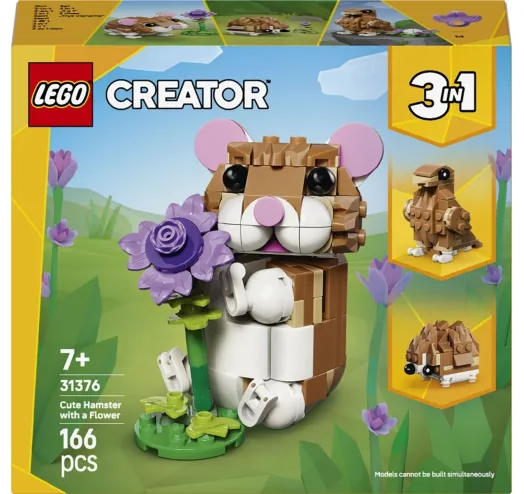 Конструктор LEGO® Creator Чарівний хом'як з квіткою
