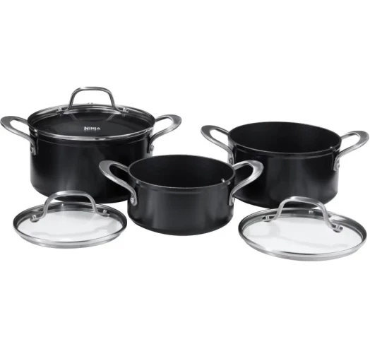 Набір каструль Ninja ZEROSTICK Essentials, 6 предметів