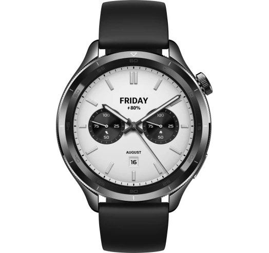 Смарт-годинник Xiaomi Watch S4 Black BHR9195GL (Чорний)