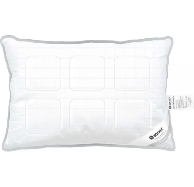 Подушка з штучним пухом Sonex Antistress Карбон 50х70 см