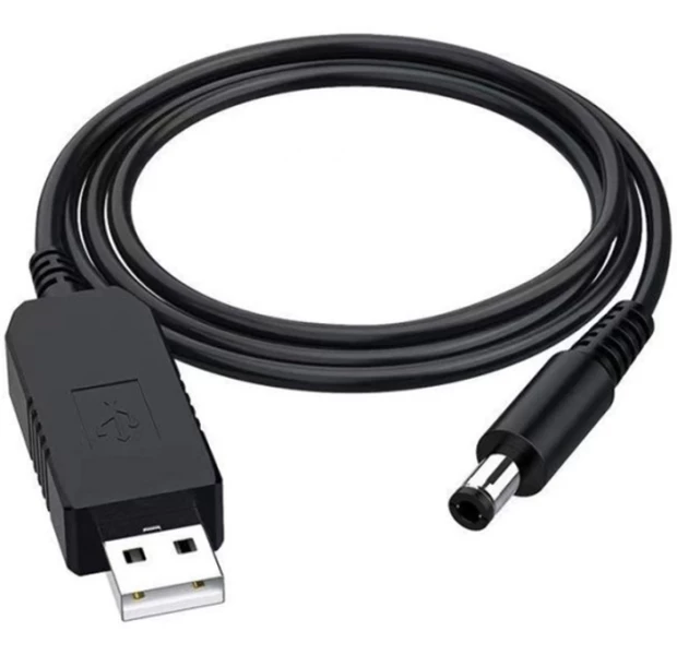 Кабель Power Boost cable USB - DC 5.5x2.1 12V 1 м