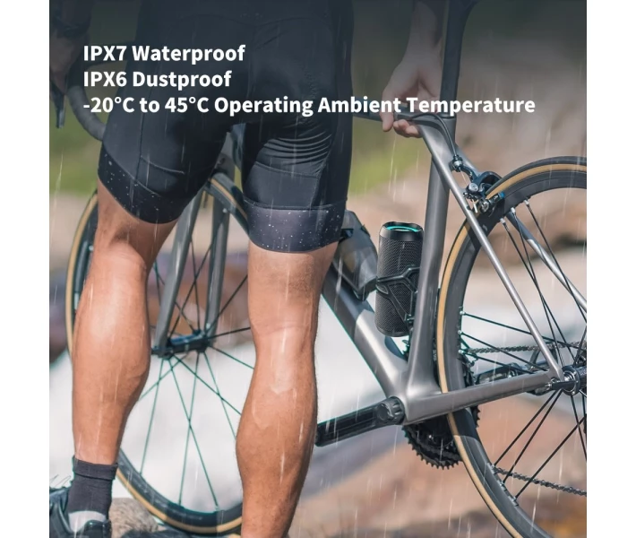 Фото - портативну колонку Портативна акустика MLOVE E6-L IPX7 Waterproof Black