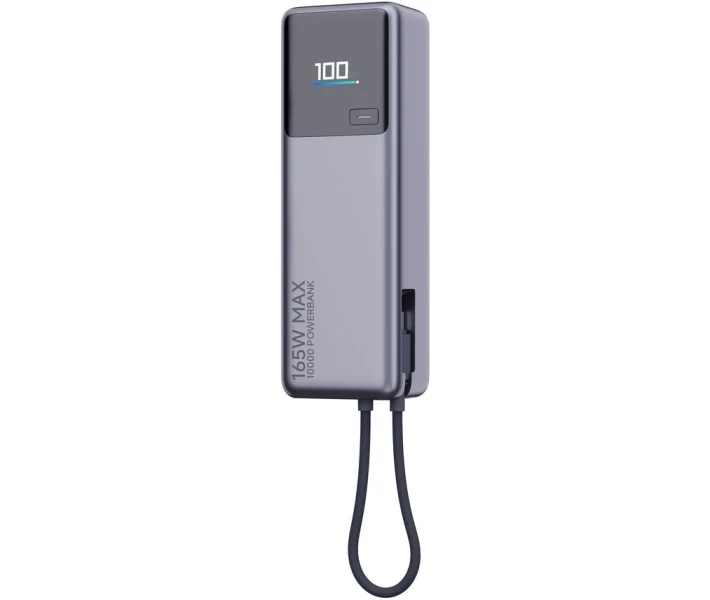 Фото - універсальну мобільну батарею Power Bank Xiaomi 10000mAh 165W Integrated Cable (BHR9361GL) сірий