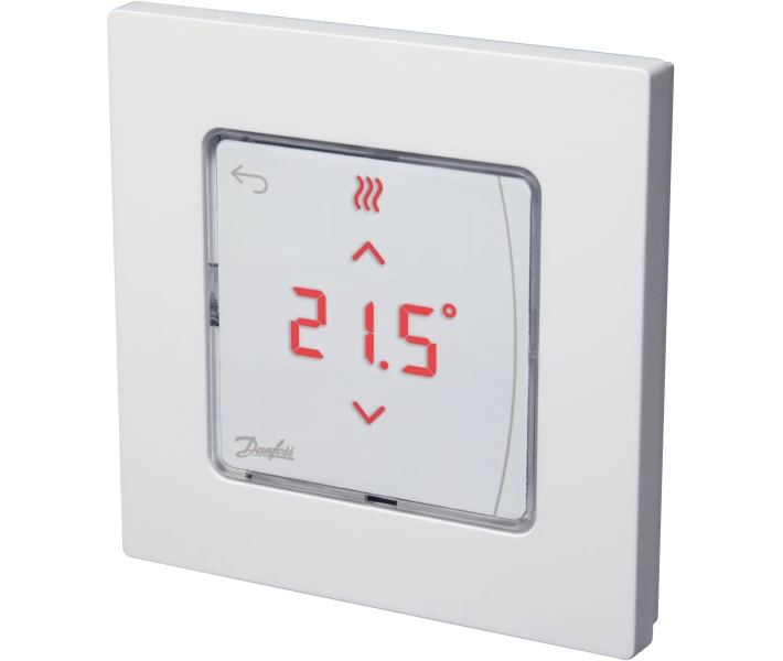 Фото - терморегулятор Терморегулятор Danfoss Icon Display, білий (088U1010)