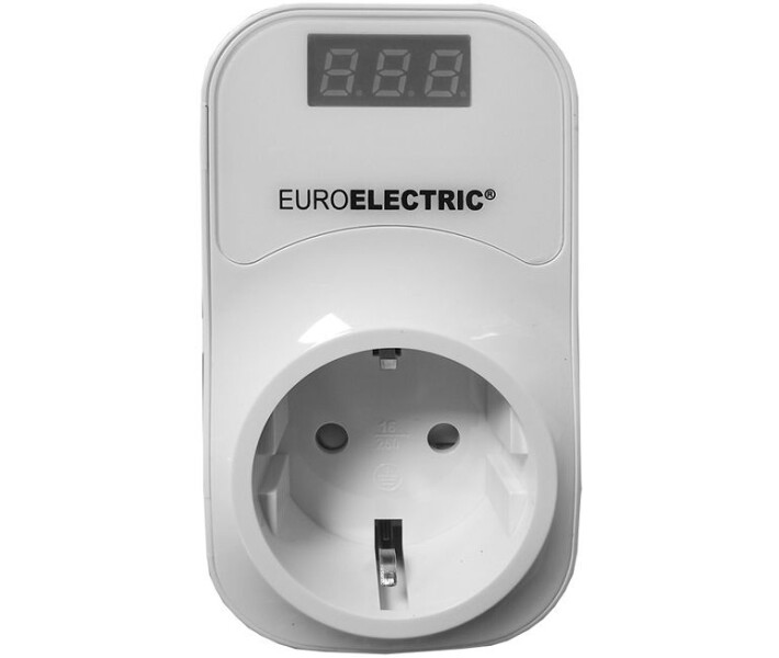 Фото - реле контролю напруги Реле напруги EUROELECTRIC 16А 3,5кВт (RV-16A/3,5kW)
