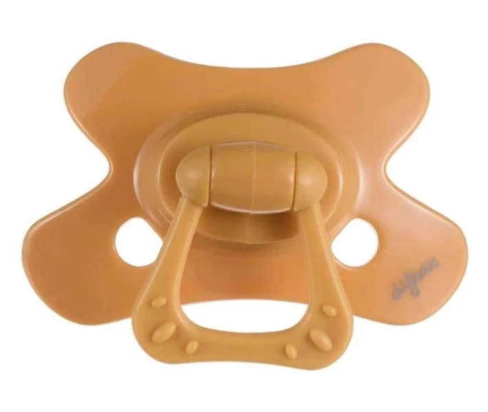 Фото - пустушку Пустушка силіконова Difrax Dental 6+ міс, Honey (800 Honey)