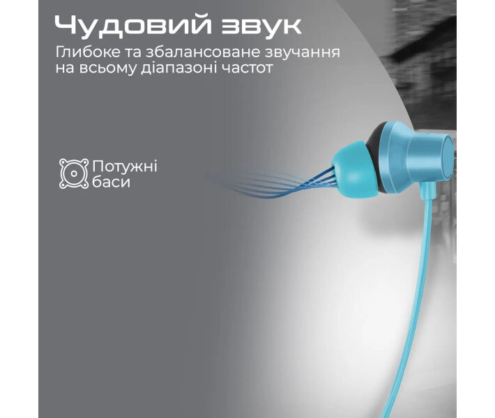 Фото - навушники Навушники Promate Velcon (velcon.blue) Blue