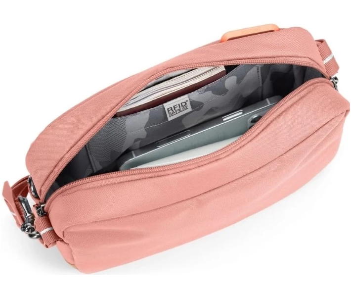 Фото - жіночу сумку Сумка Pacsafe® GO crossbody к-р рожевий (35105)