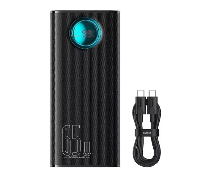 Фото - універсальну мобільну батарею Power Bank Baseus Amblight 26800mAh 65W OE (P10022402113-00) чорний