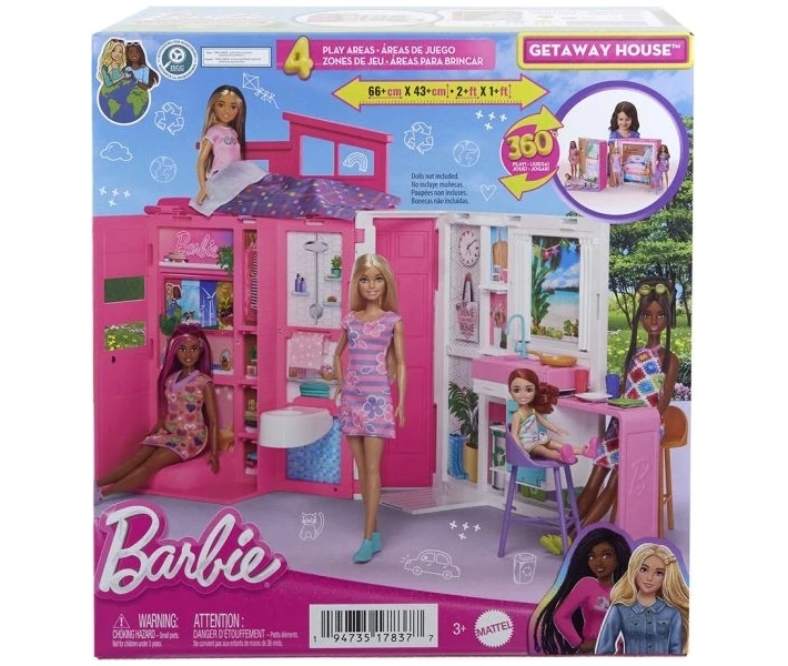 Фото - ляльки, набори для ляльок Ігровий набір Barbie Будиночок для відпочинку (HRJ76)
