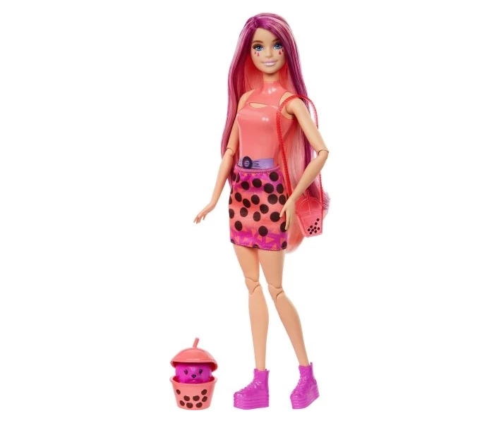 Фото - ляльки, набори для ляльок Лялька Barbie Pop Reveal Круті Бабл-ті – моті манго (HTJ22)