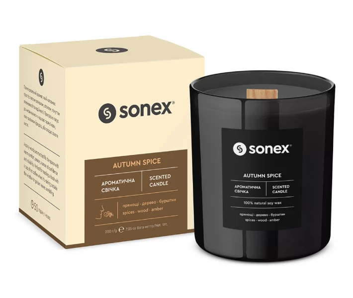 Фото - свічку Ароматична свічка Sonex Autumn Spice (SO102482)
