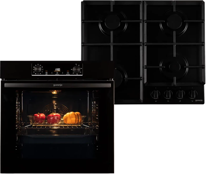 Духова шафа електрична Gorenje BO6735E05B + GTW641EB