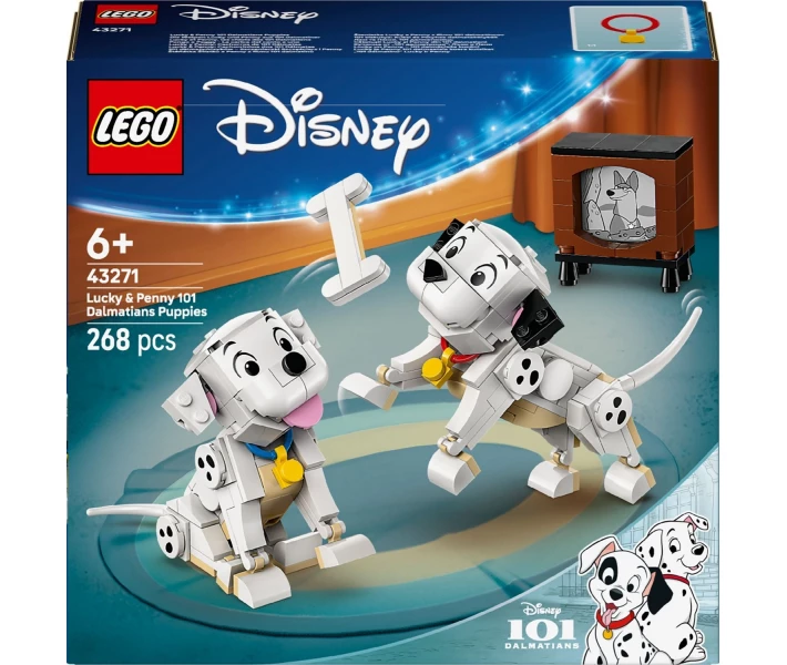 Конструктор LEGO® Disney Лакі та Пенні. 101 далматинець