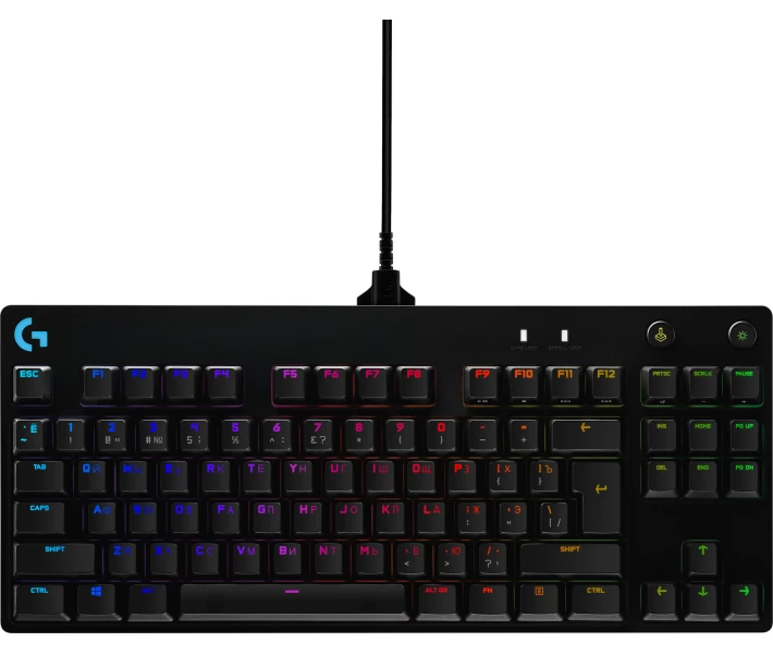 Фото - клавіатуру Клавіатура ігрова Logitech G PRO Mechanical Gaming US Black USB (920-009392)