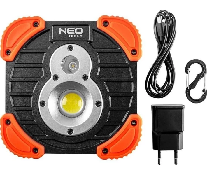 Фото - прожектор Прожектор Neo Tools, 750+ 250 люмен, 10 Вт, 2600mAh IP44 (99-040)