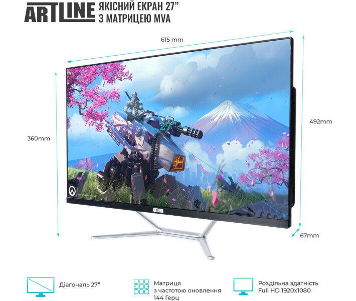 Фото - моноблок Моноблок ARTLINE Gaming G77 (G77v40Win)
